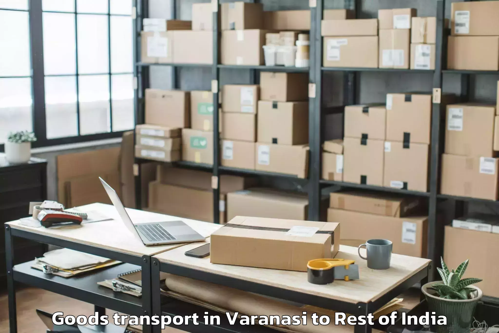 Reliable Varanasi to Tangmarg Goods Transport